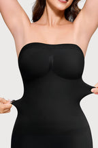 Strapless Butt Lifting Body Shaper Black