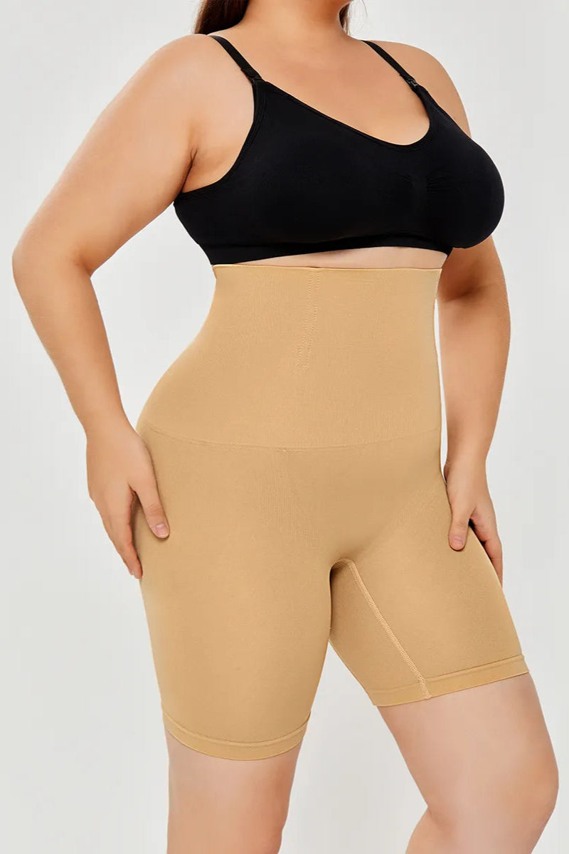 High Waisted Saper Shorts Beige