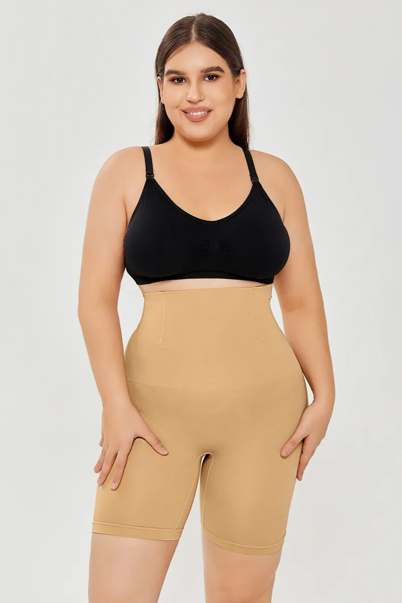 High Waisted Saper Shorts Beige