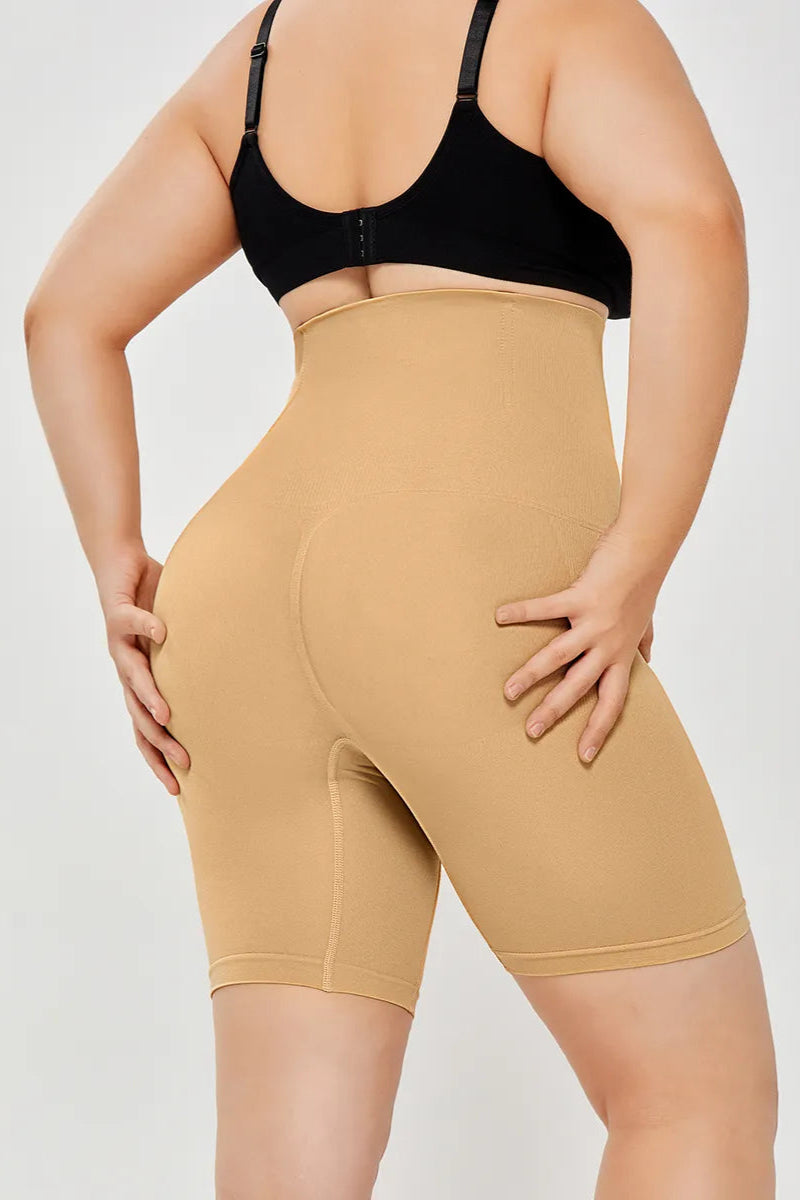High Waisted Saper Shorts Beige